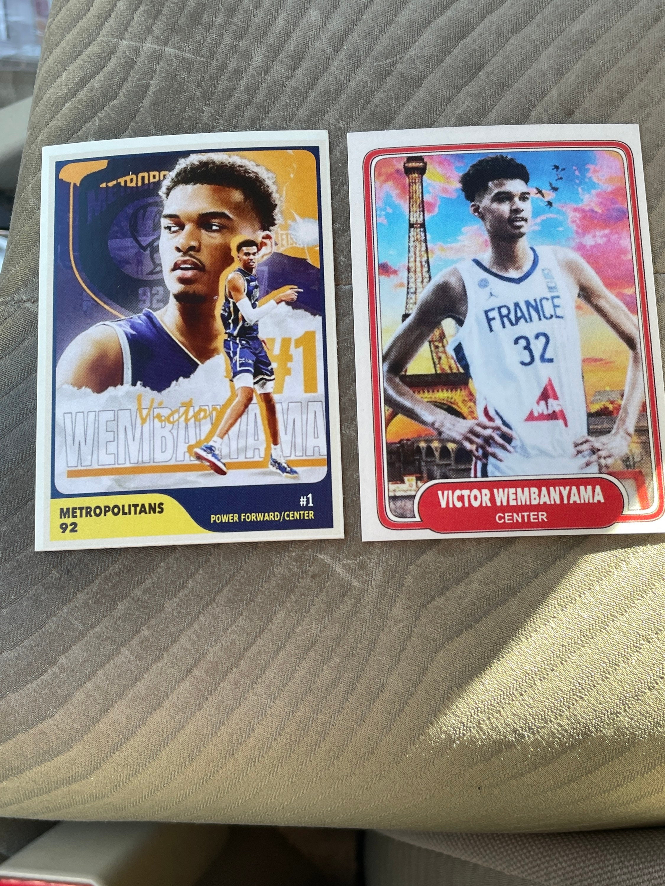 Only 50 Victor Wembanyama Custom Rookie Metropolitans 92