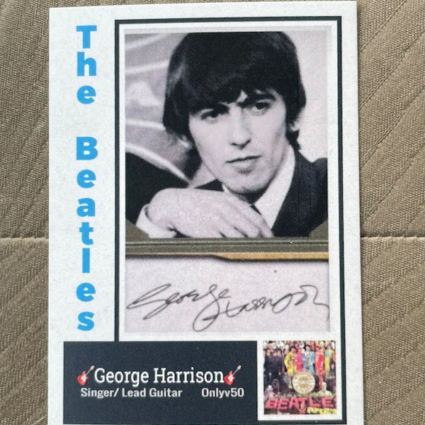 Harrison Trade Card Etsy