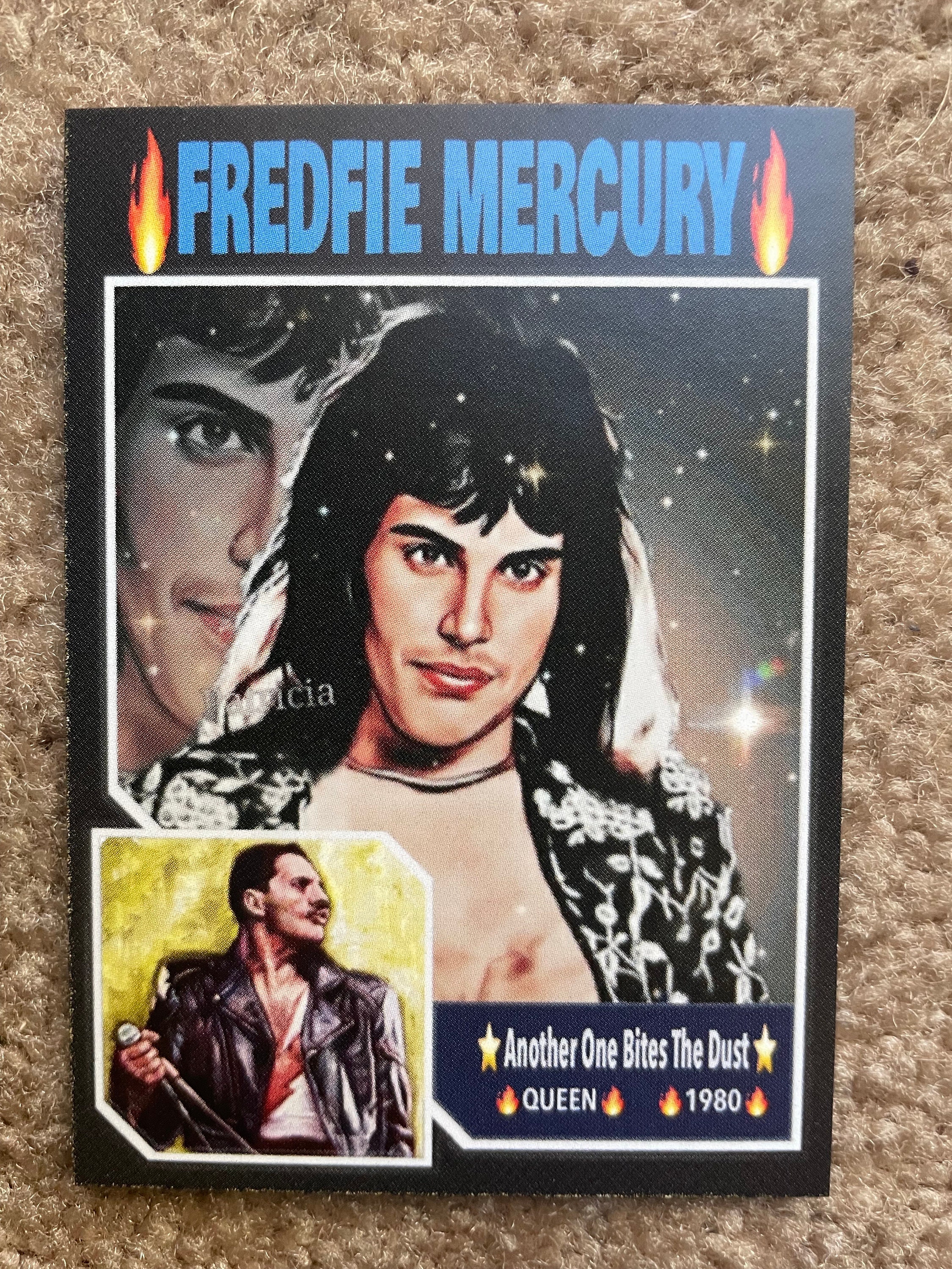 Only 50 Freddie Mercury Queen Custom Card Another One Bites Etsy