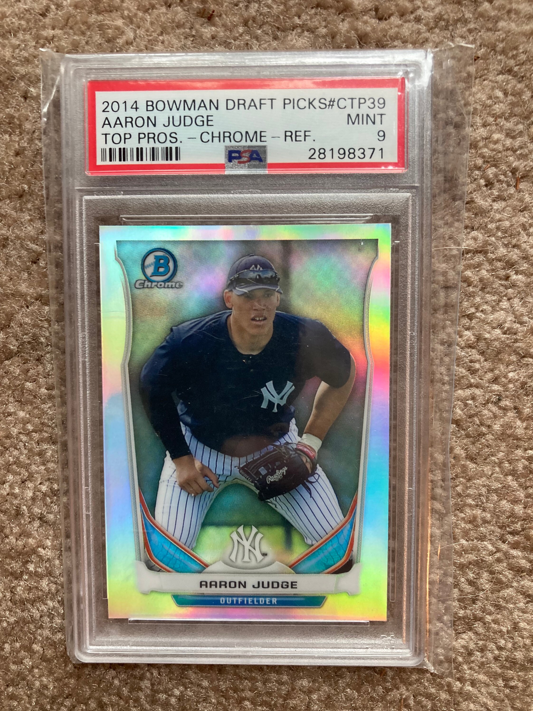 2014 BOWMAN AARON JUDGE ROOKIE BASEBALL CARD NEW YORK YANKEES OUTFIELDER 2014 BOWMAN AARON JUDGE ROOKIE BASEBALL CARD NEW YORK YANKEES OUTFIELDER