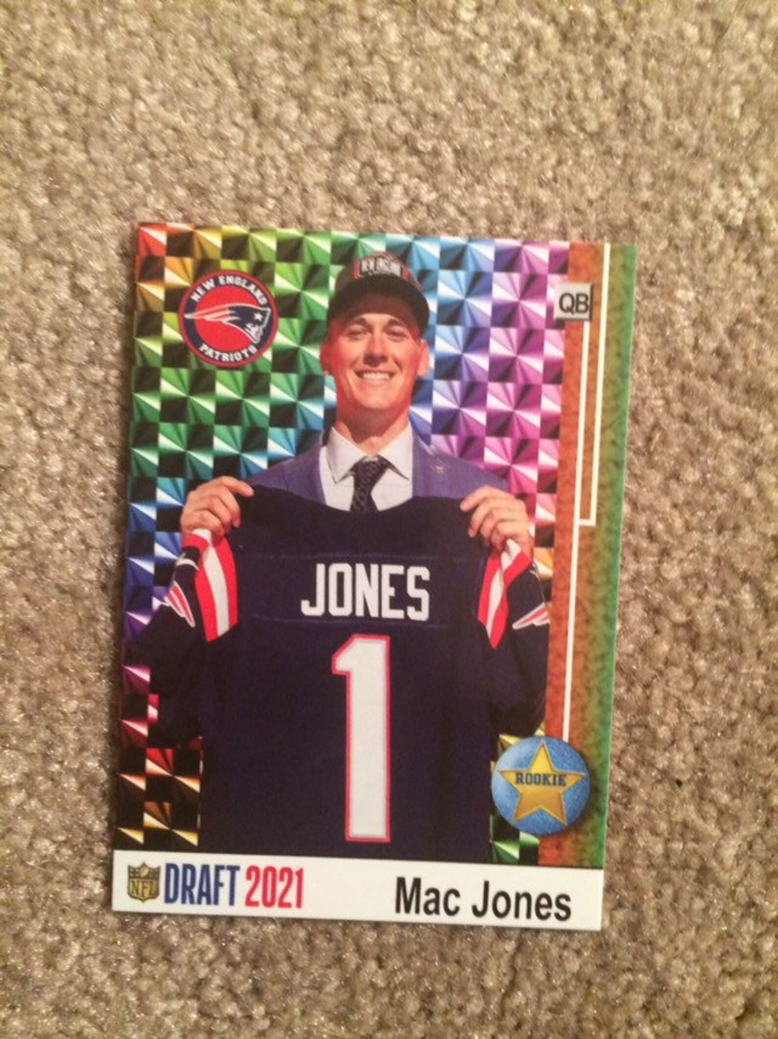 30 Custom Cards Mac Jones Rookie Prism Rookie Card Etsy