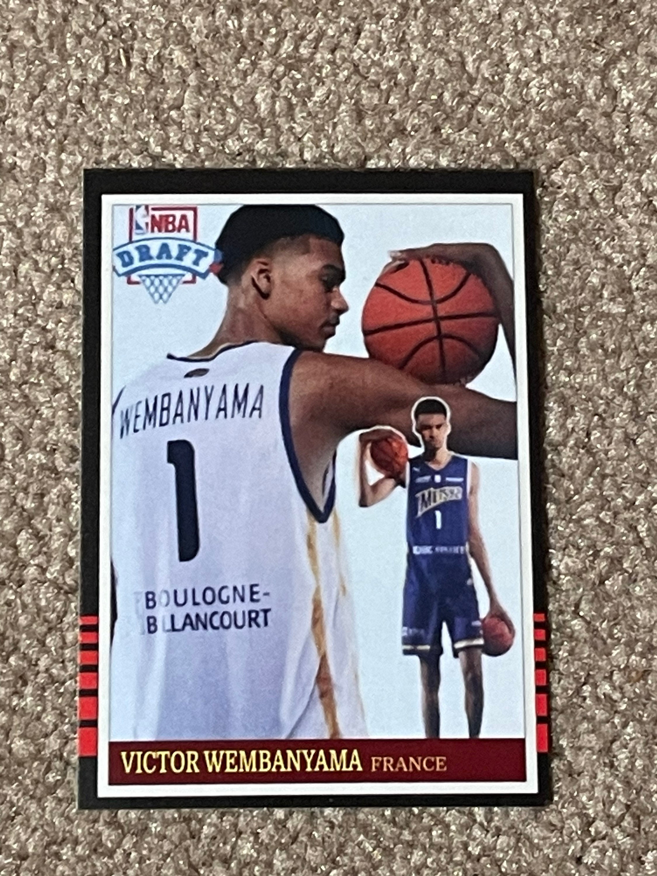  2023#1 NBA Draft Pick VICTOR WEMBANYAMA Custom Made Basketball  Novelty Rookie Card - San Antonio Spurs - (Unbranded Novelty Card) :  Collectibles & Fine Art