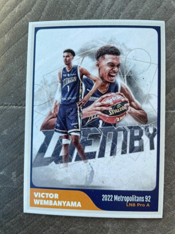 Only 50 Victor Wembanyama Custom Rookie Metropolitans 92
