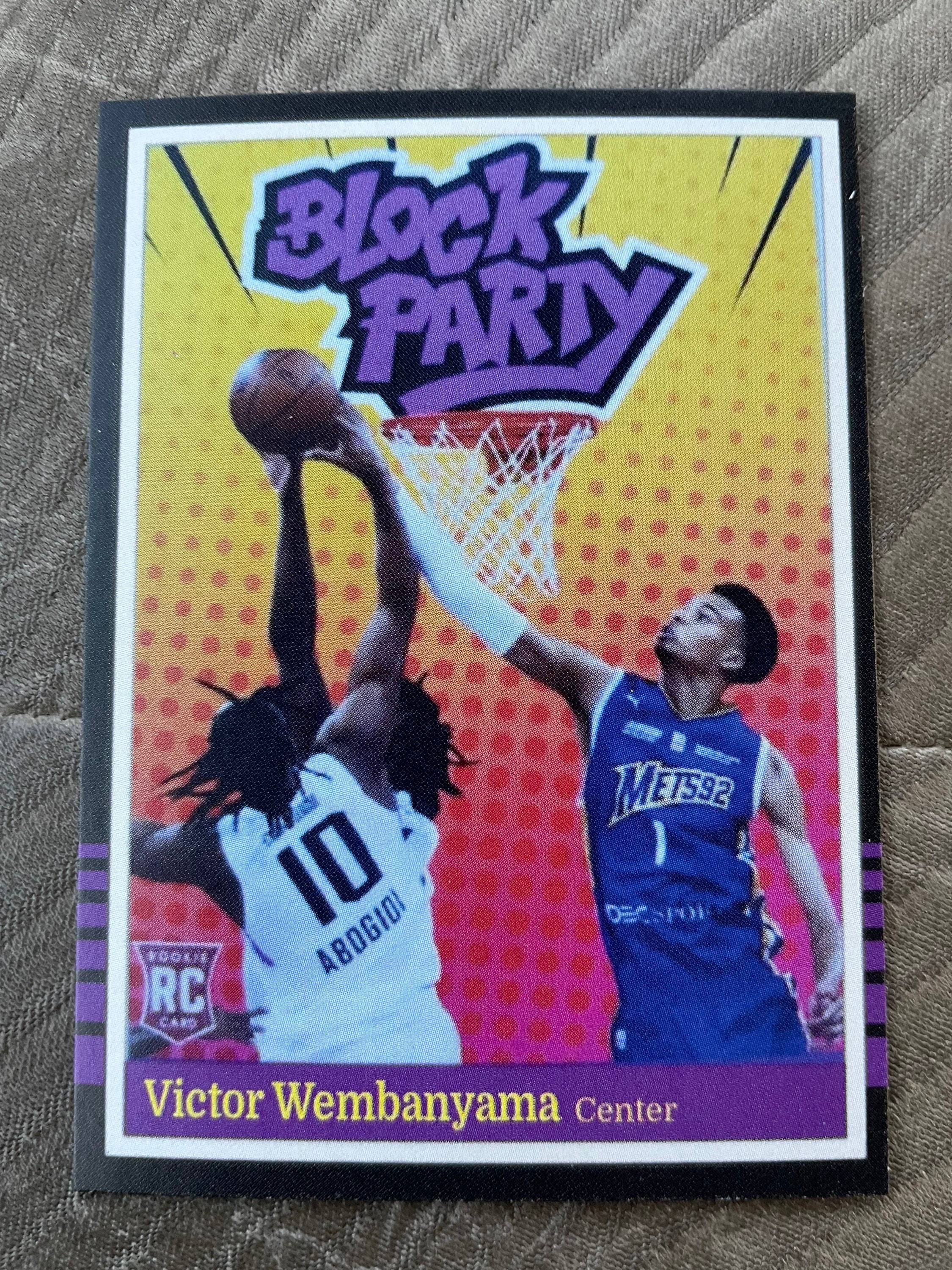 Only 50 Victor Wembanyama Custom Rookie Metropolitans 92 