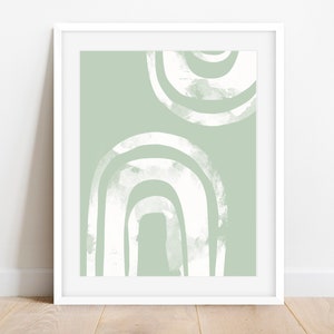 Abstract Printable Wall Art, Printable Boho Wall Art, Instant Download, Green Wall Art, Digital Art, Abstract Art Print, Abstract Home Decor