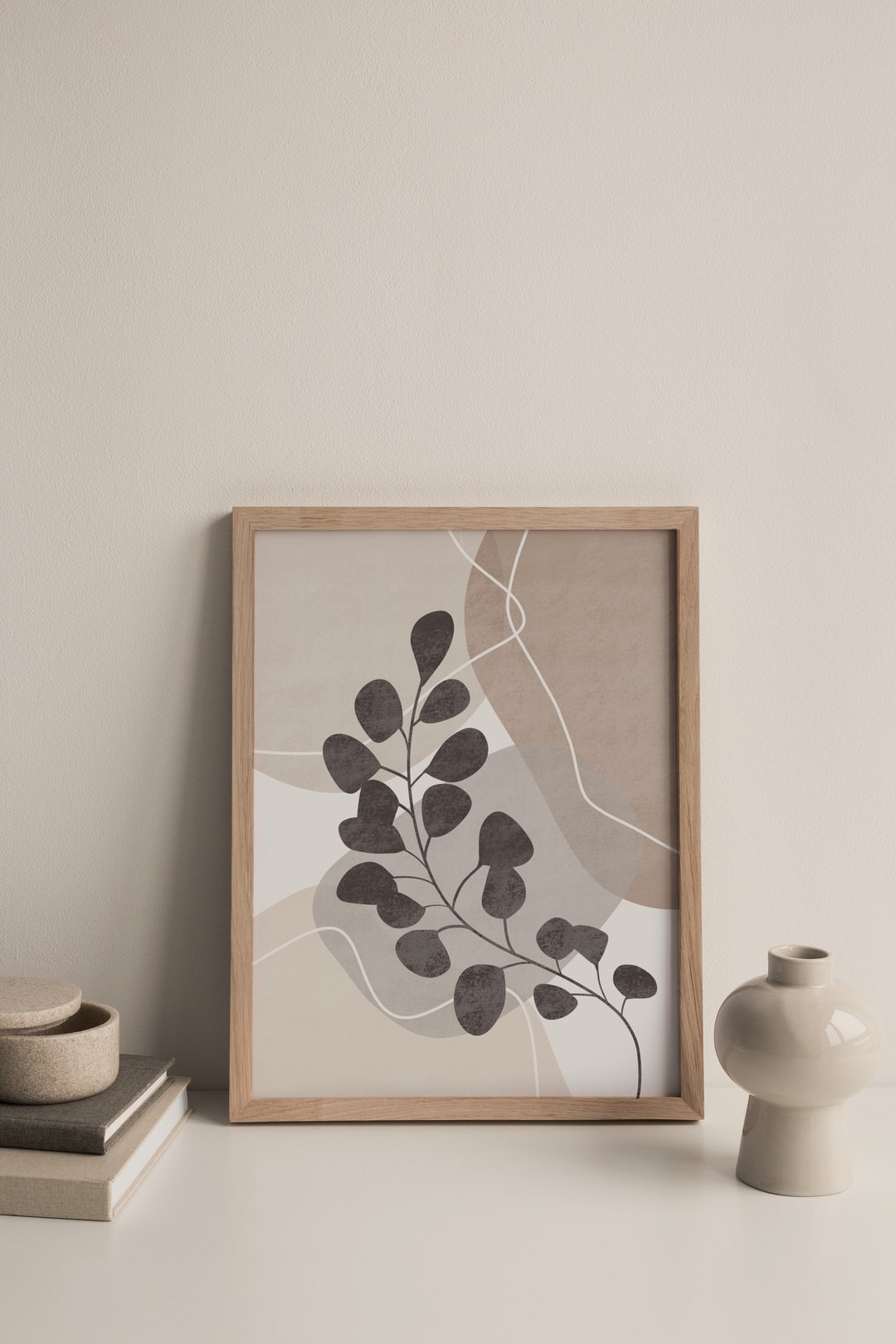 Boho Printable Wall Art, Abstract Printable Wall Art, Digital Download ...