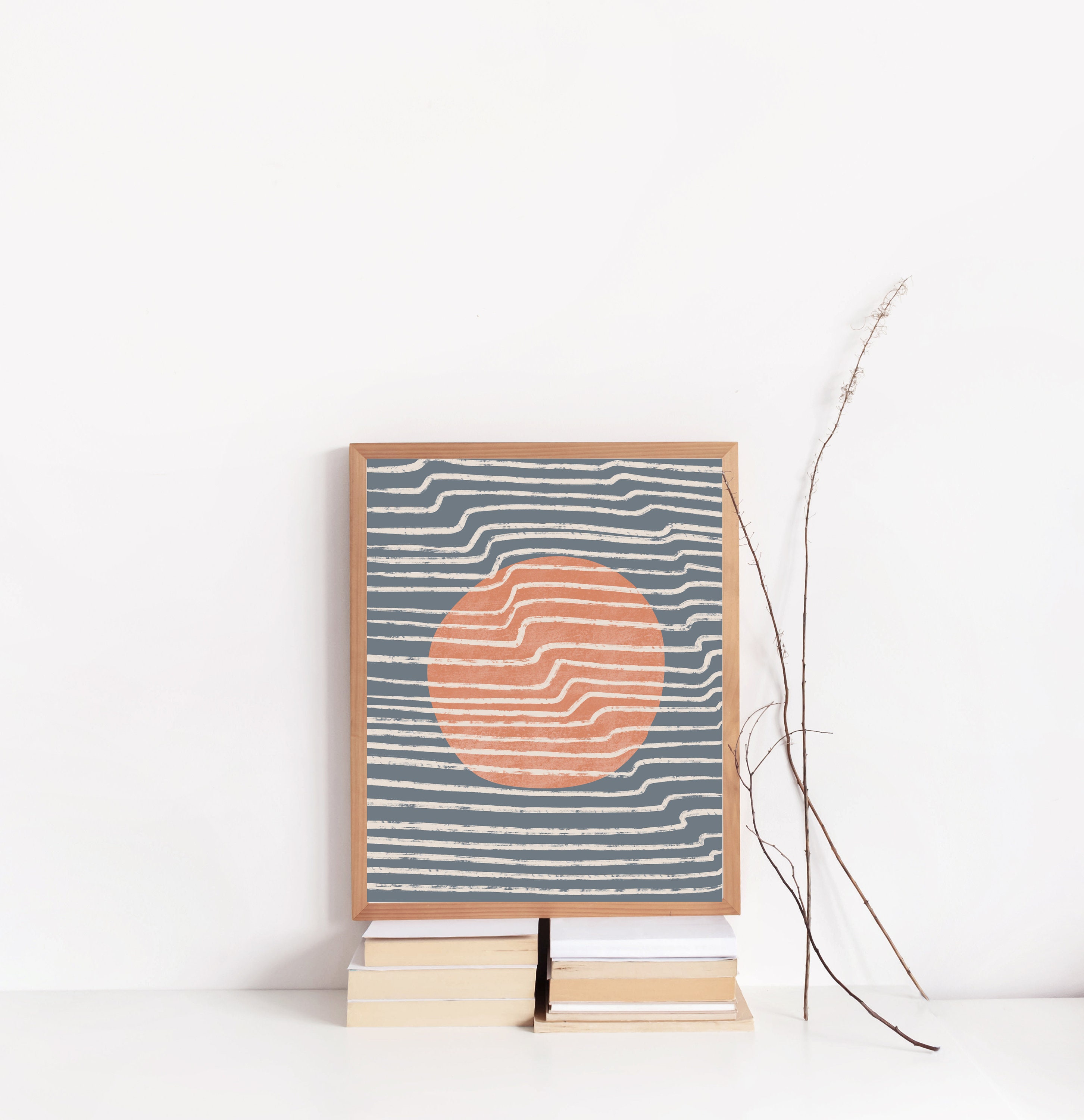 Boho Printable Wall Art Geometric Wall Art Abstract Wall - Etsy