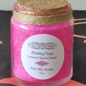 Potion Candle / Palm Wax / 7oz / Zora Aromatherapy Shining Hope