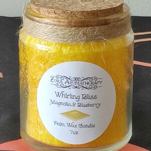 Potion Candle / Palm Wax / 7oz / Zora Aromatherapy Whirling Bliss