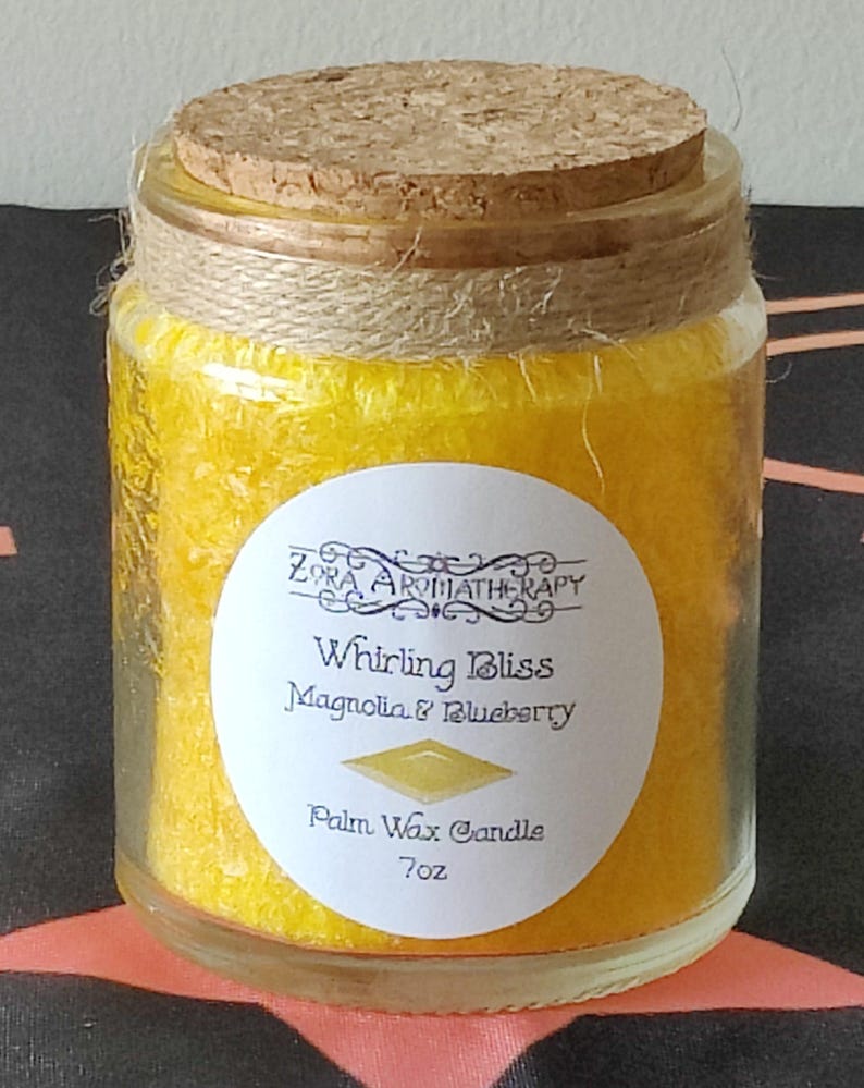 Potion Candle / Palm Wax / 7oz / Zora Aromatherapy Whirling Bliss