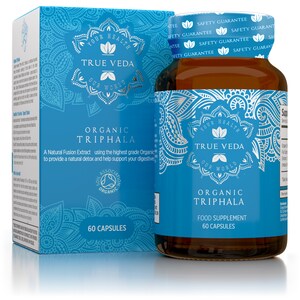 Organic Triphala Capsules: Ayurveda Herbal Supplement, 120 Count