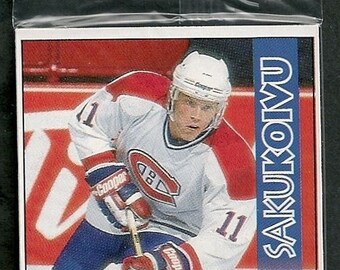 1996 Kraft Dinner Flex Magnet Saku Koivu in Cello Pack