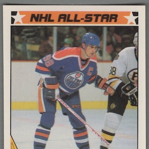 1987-88 Topps All-Star Sticker #5 Wayne Gretzky Edmonton Oilers
