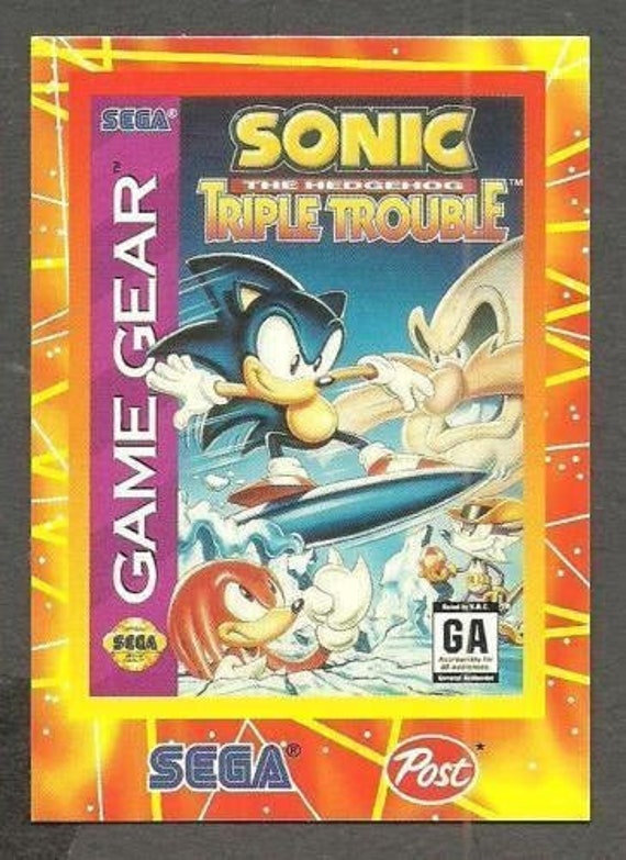 Sonic the hedgehog triple trouble game gear - Jeux vidéo