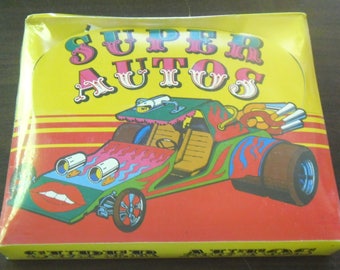 1970's Kuroczik (Germany) SUPER AUTOS Sealed Unopened box 100 Packs & 5 Albums