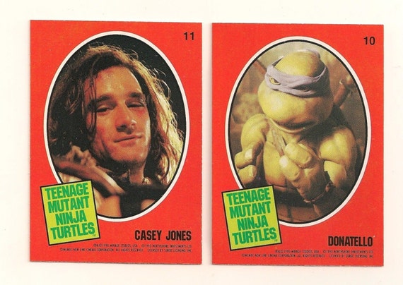 1990 O-pee-chee Teenage Mutant Ninja Turtles 11 Card Special