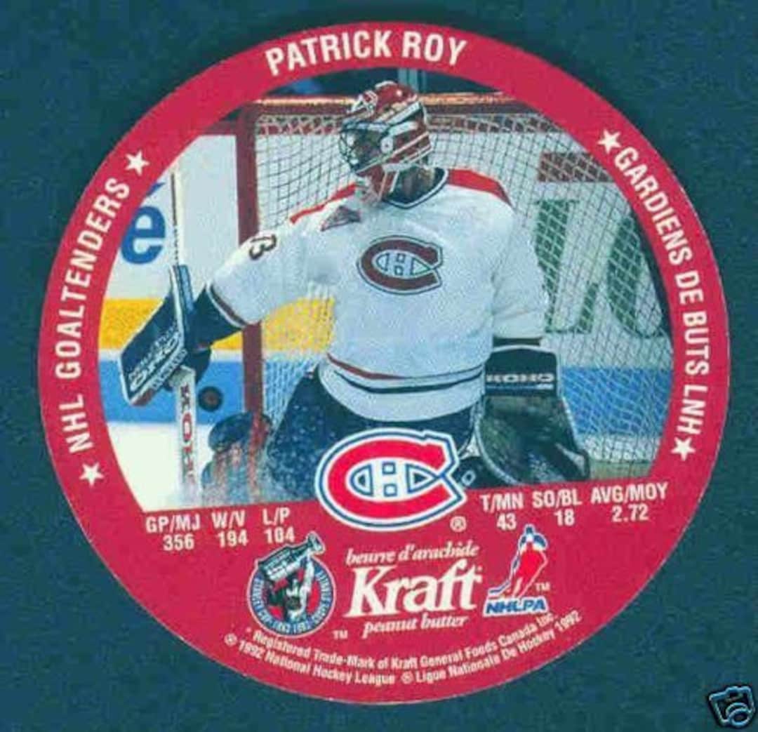 199293 Kraft Peanut Butter Hockey Complete Goalie Disc Set 12 Patrick
