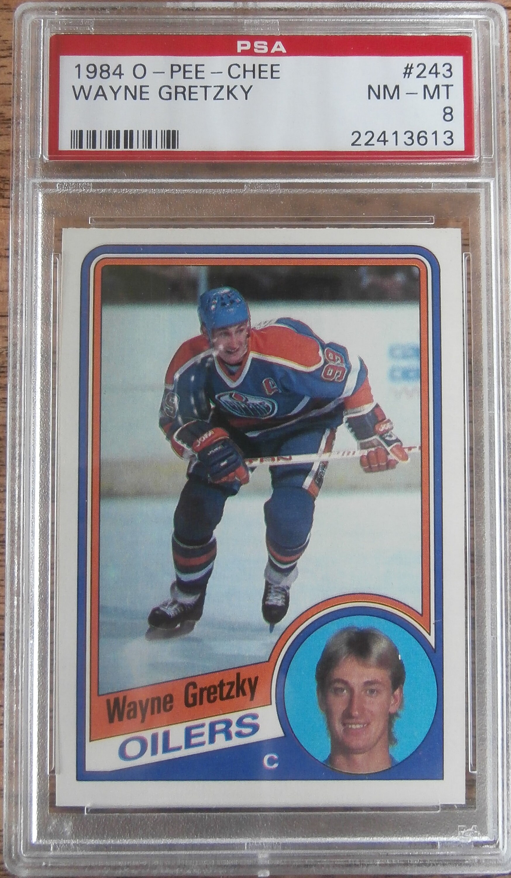 【rains_s】 1984-85 O Pee Chee #243 Wayne Gretzky Edmonton Oilers Graded
