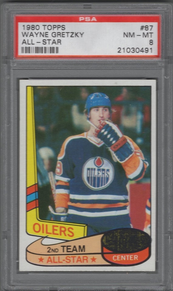 1980-81 Topps #87 Wayne Gretzky Edmonton Oilers Graded PSA NM-MT 8 - Etsy 1980-81 Topps #87 Wayne Gretzky Edmonton Oilers Graded PSA NM-MT 8 - Etsy