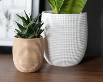 Tabletop Planter with Hidden Drip Tray - The Grid