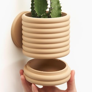 Wall Planter with Hidden Drip Tray - The Wall Poppy