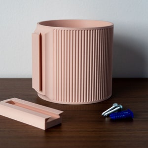 Wall Planter, 6 Color Options The Heywood Pastel Pink