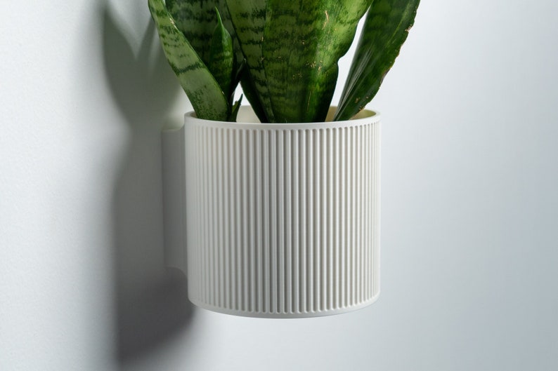 Wall Planter, 6 Color Options The Heywood White