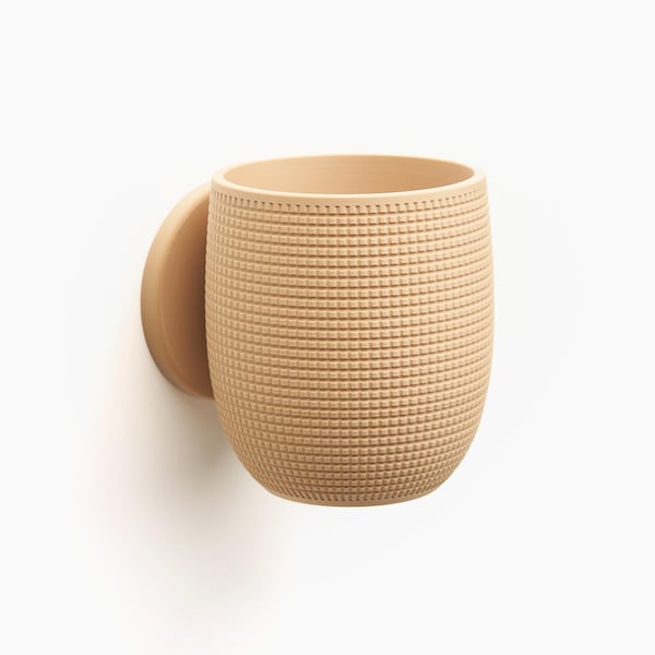 Wall Planter with Hidden Drip Tray - The Grid
