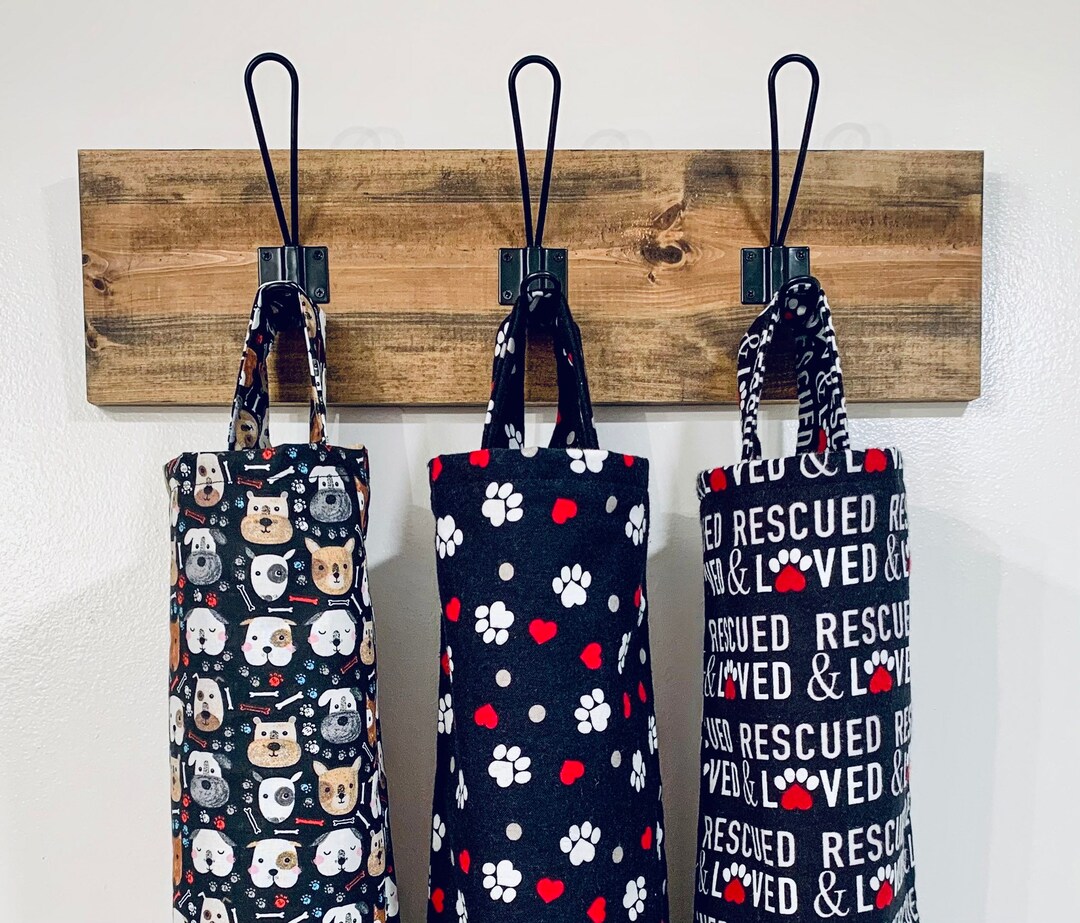 Dog Plastic Bag Holder, Dog Poop Bag, Kitchen Organization, Kitchen Storage, Recycle, Plastic