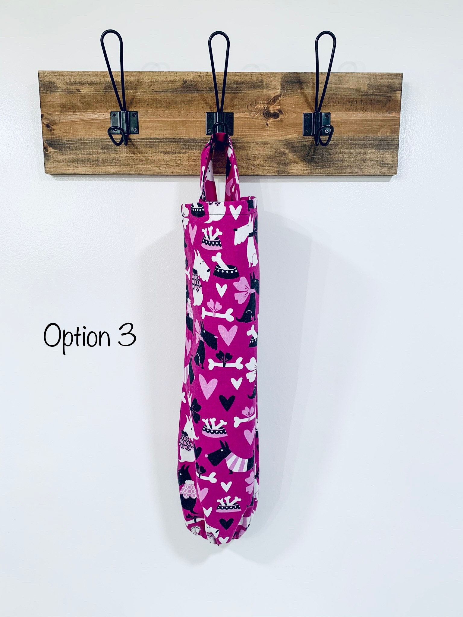 Dog plastic bag holder dog poop bag holder kitchen Etsy