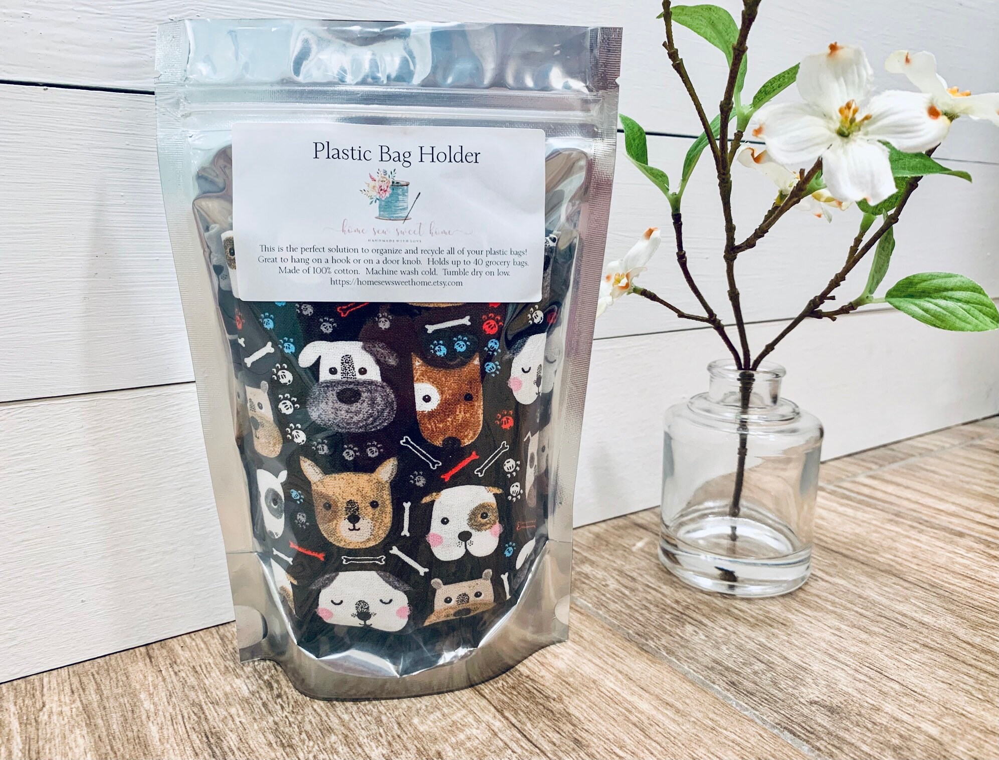 Dog Plastic Bag Holder Dog Poop Bag Kitchen Organization Etsy