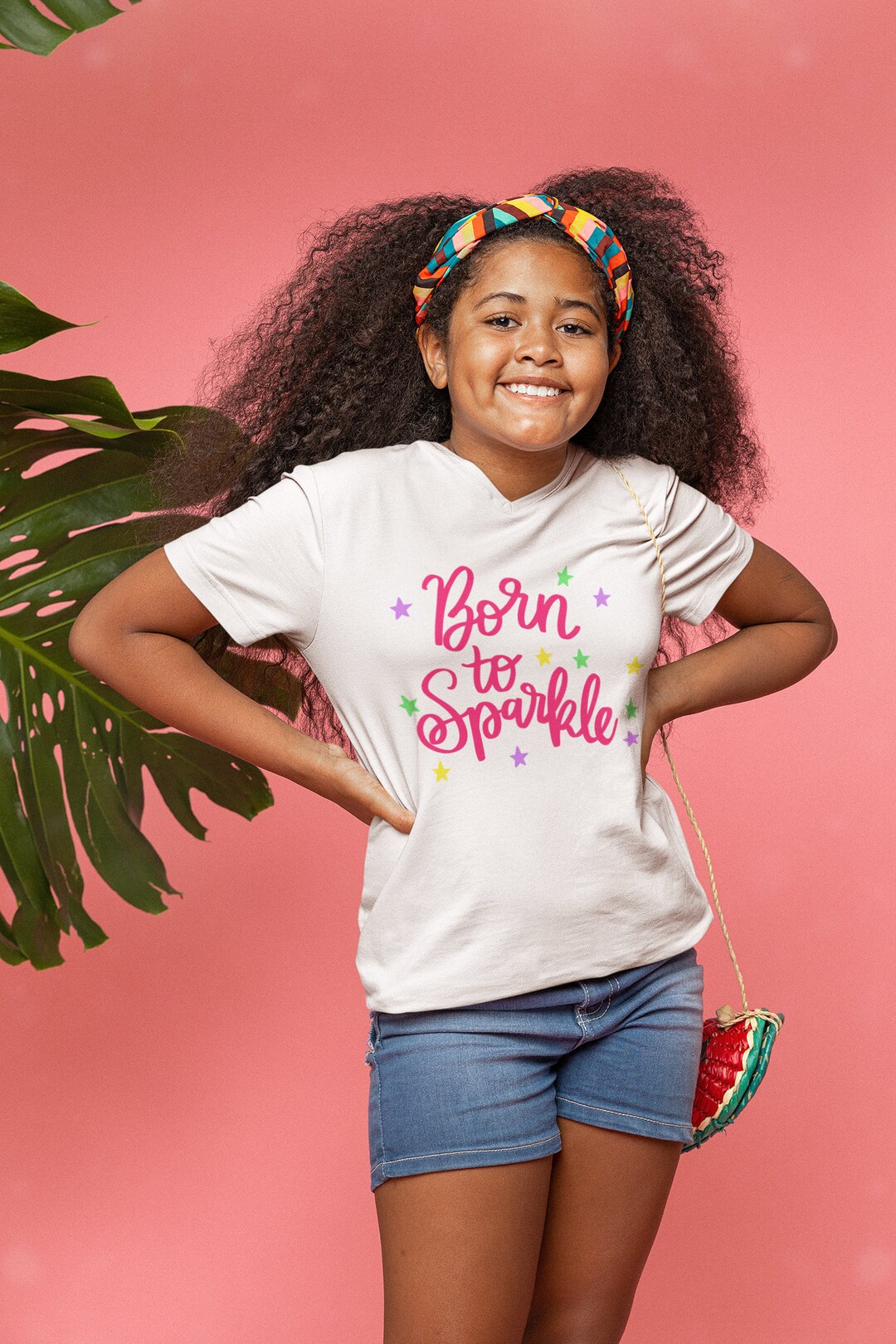 BORN TO SPARKLE WOVEN TOP