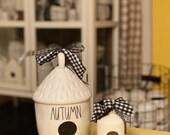 AUTUMN Mini Birdhouse Rae Dunn inspired mini birdhouse rae dunn birdhouse inspired rae dunn Rae dunn mugs