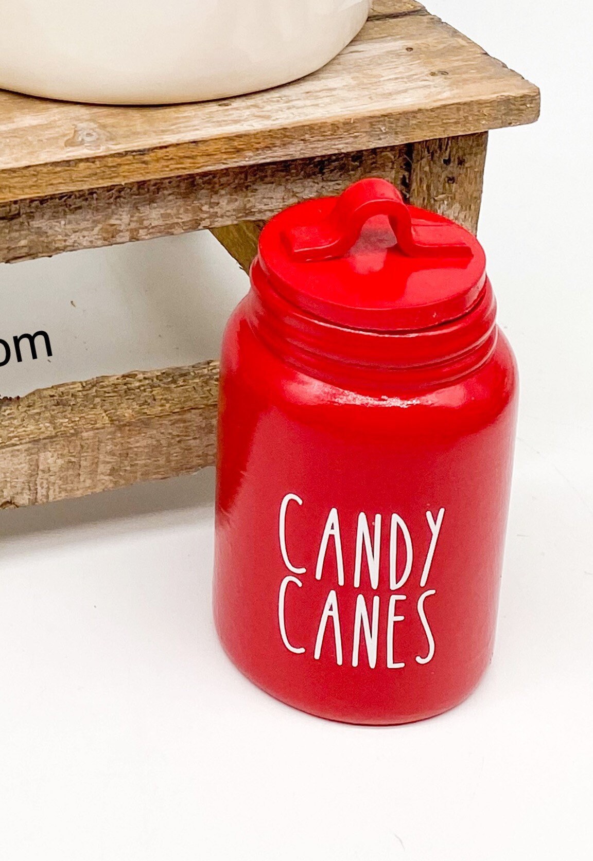 Mini Christmas Canister. 4.5 to 5 inches tall. Mini Tiered Etsy