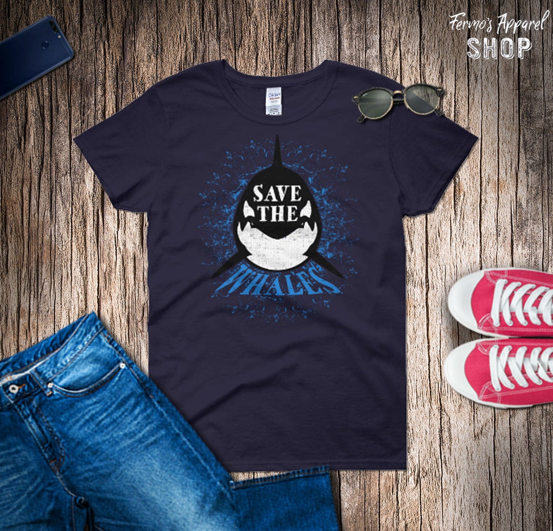 Protect the Ocean Mammals Tshirt | Save the Whales Female Shirt ...