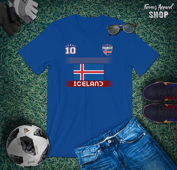 Iceland Soccer Jersey Football Fan Support Iceland Soccer Jersey Football Fan Support