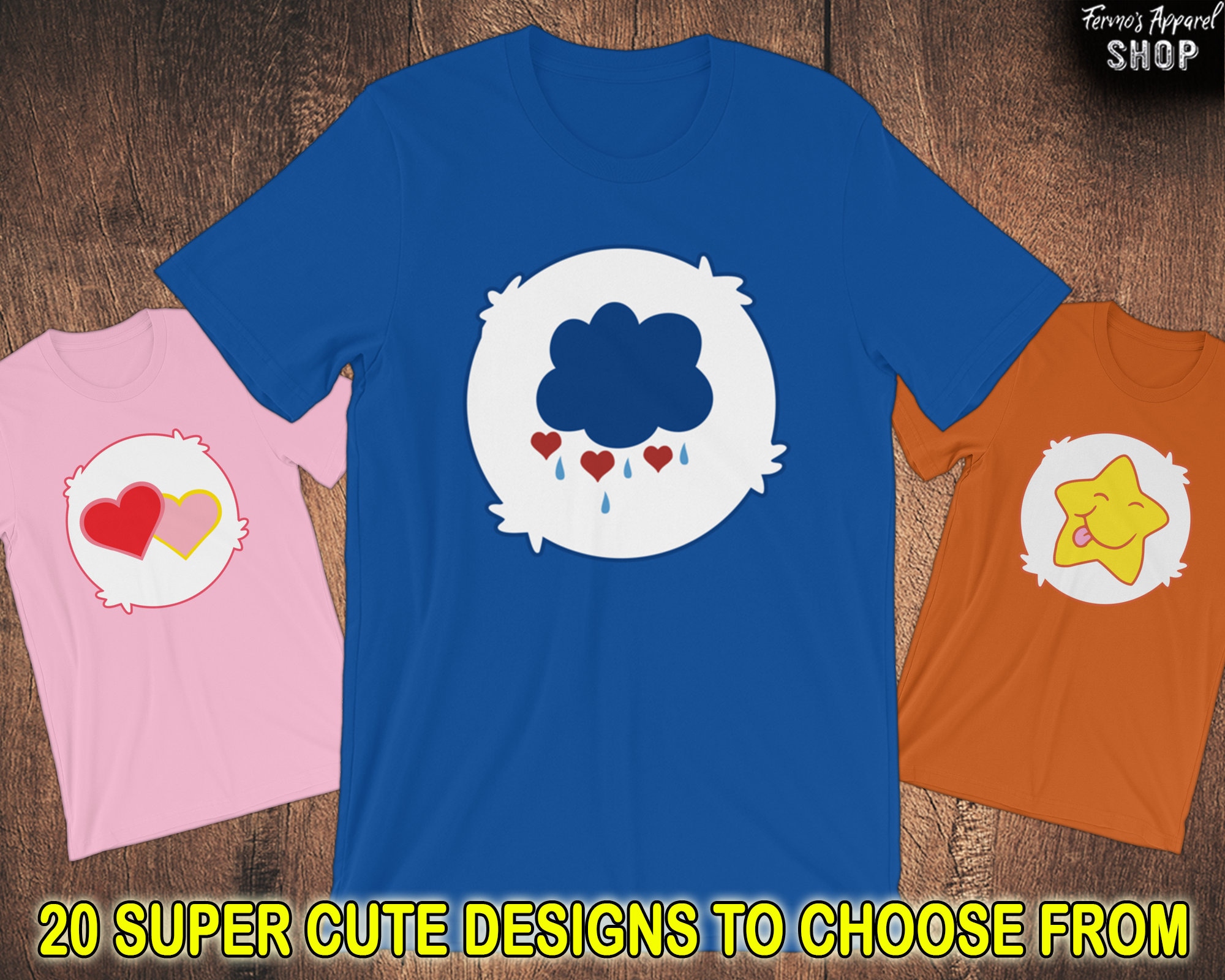 Care Bear Tshirts Halloween Group Costume Shirts. Funny Etsy Canada