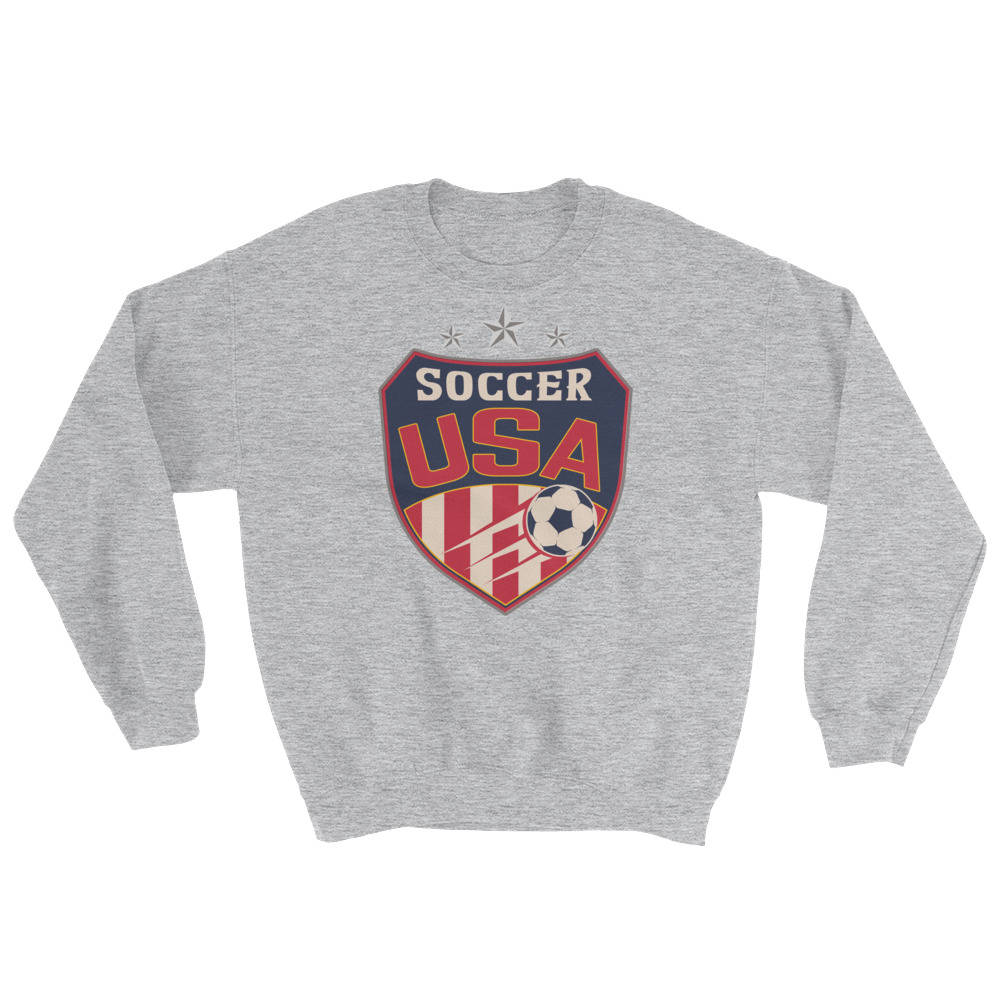 USA Sweatshirt Vintage Emblem // Women's Soccer // Etsy