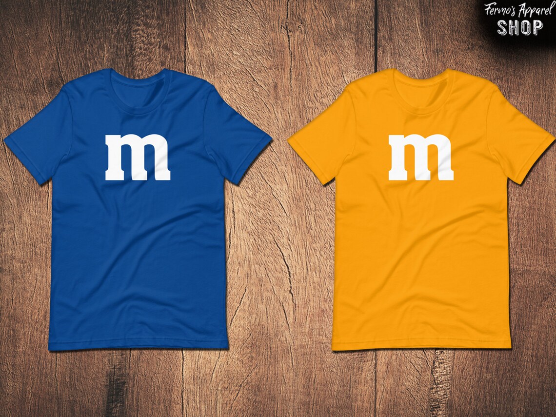 M&M Costume Tshirts Halloween M and M Group Costume Shirts. Etsy