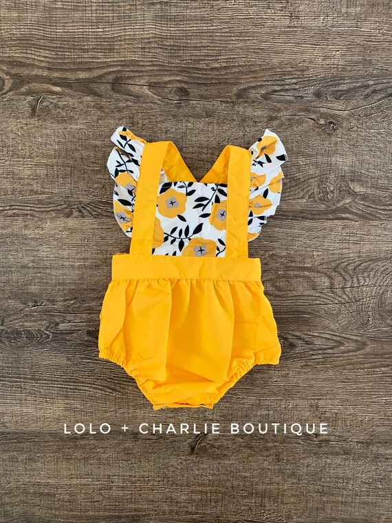 Baby Girl Romper Dress Outfit Baby Girl Summer Fall Outfit Etsy