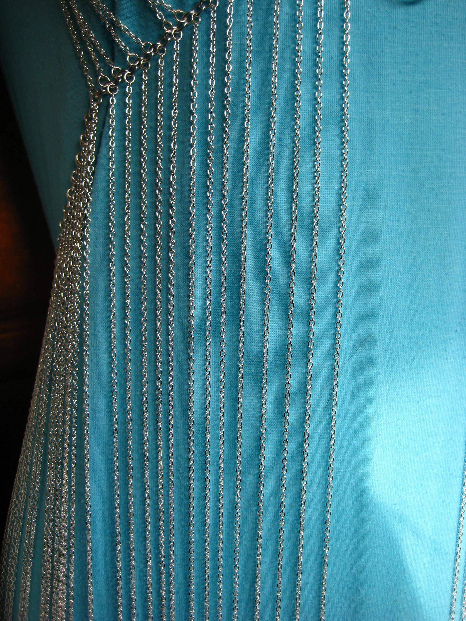 Metal Chain Dress Music Festival Chain Dress Cosplay Etsy