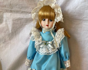 Vintage Montgomery Ward 15 Inch Porcelain Doll Collectors Series NIB