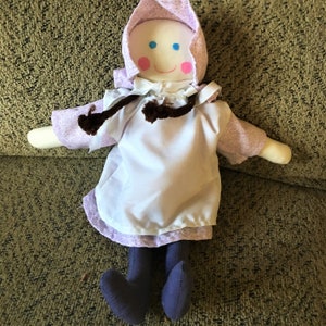 Rosey Rag Doll Etsy