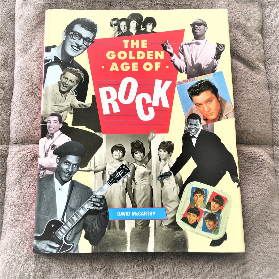 Vintage 1990 the Golden Age of Rock - David Mccarthy - Hardback - Etsy