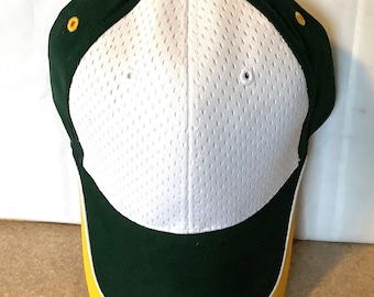 帽子 80s~90s Eddie Bauer two tone color cap Vintage Two Tone Snapback Cap 80s 90s Green Yellow Blank H09 - Etsy