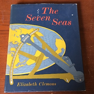 The Seven Seas 1971 HC 1st Edition Book Stories Myths Legends Charts Maps