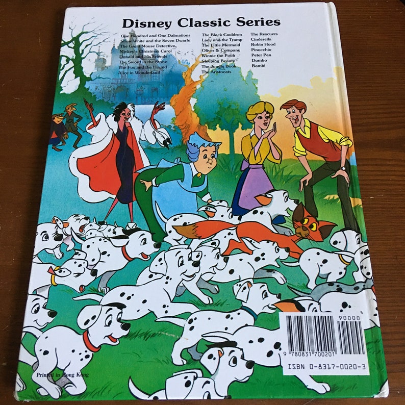 1989 Walt Disney One Hundred and One Dalmatians Hardback Book Pre-Owned image 5