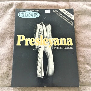 Elvis Presley - Presleyana - Vol. 1 - Erste Ausgabe - Komplettes Schallplattenpreis-Buch