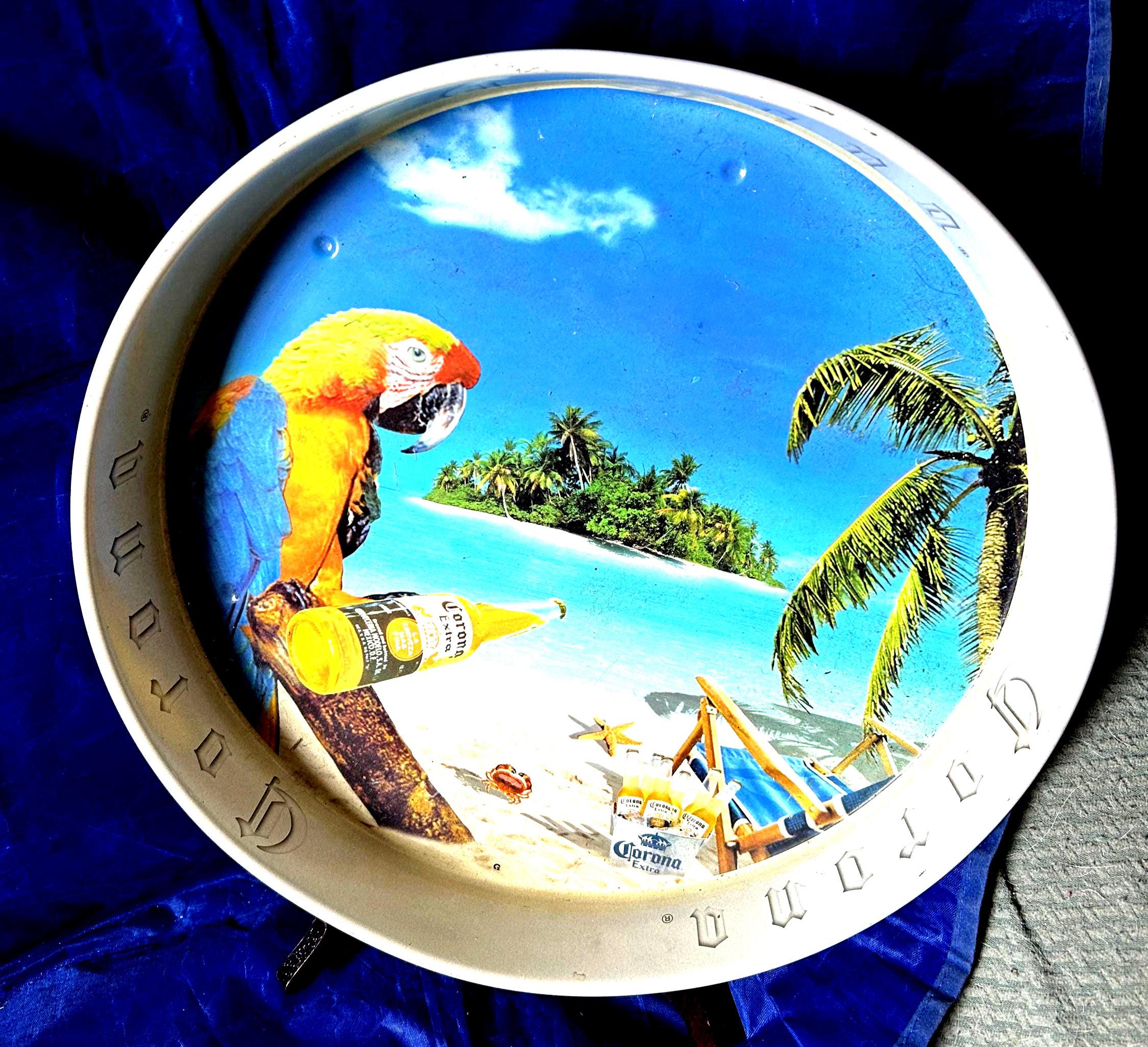 Vintage Corona Metal Tray - Etsy