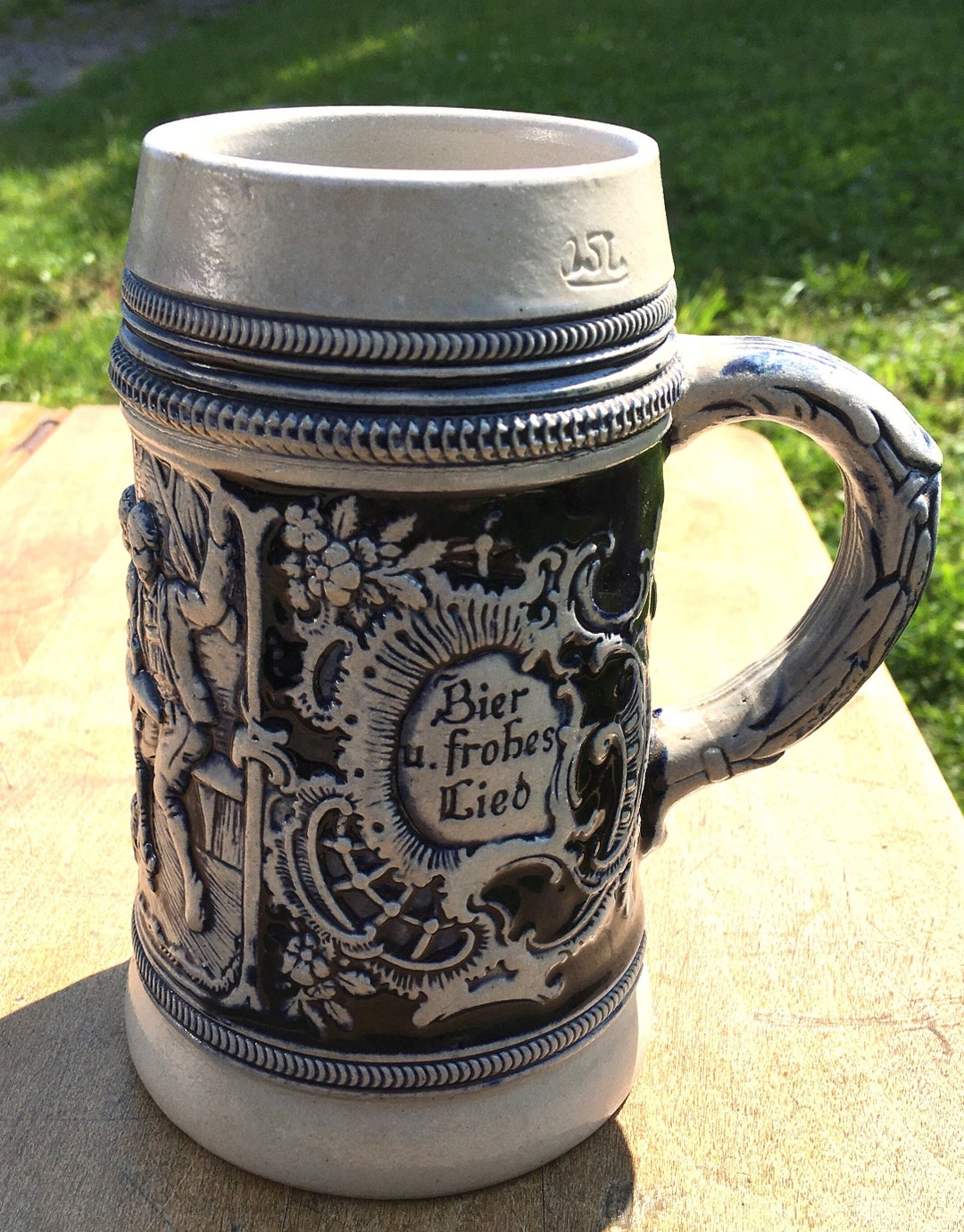 Vintage Thewalt Beer Stein Western Germany Made With 0riginal Mold From 1894 Etsy